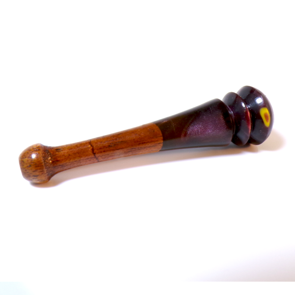 Holder Slim ROYAL in MOGANO e RESINA - immagine 4