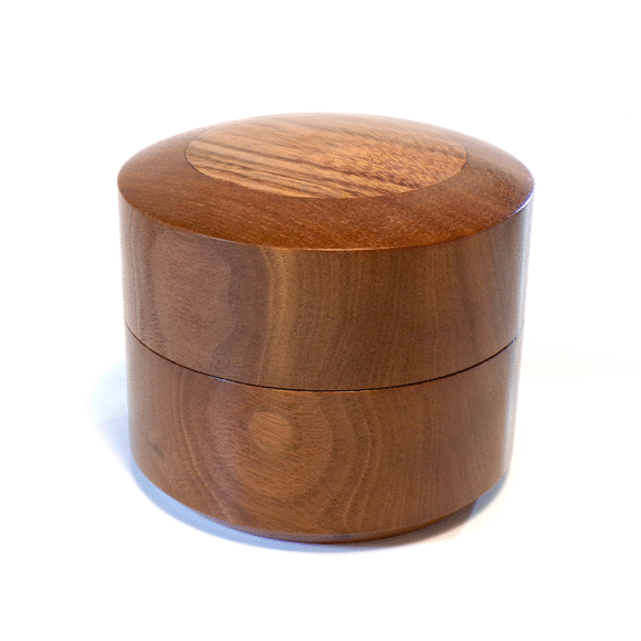 Wooden Jar in Noce e Bali - immagine 2