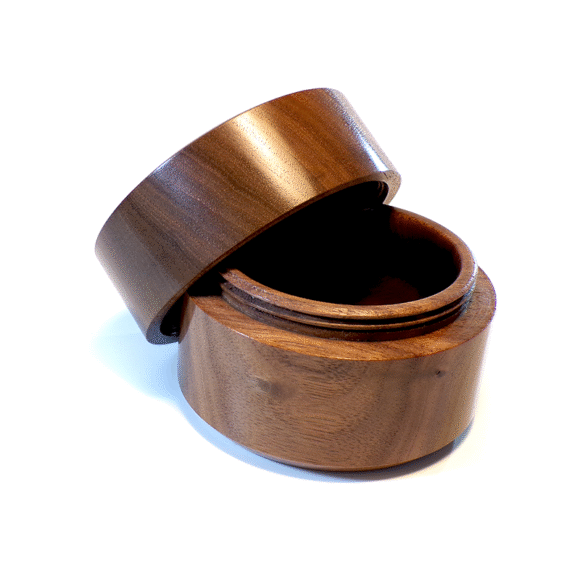 Wooden Jar in Noce e Bali - immagine 3