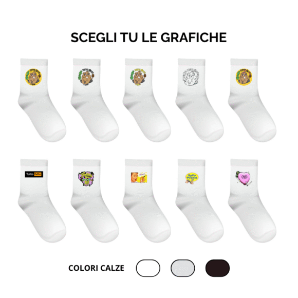 Calze TF- combina le grafiche