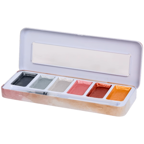 Acquarelli Metallizzati - 3 DIVERSE PALETTE - immagine 2