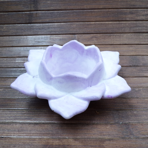 "FIOR DI LOTO" contenitore in ceramica - Colora il Tuo Relax - immagine 6