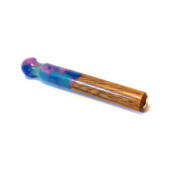 Golden Tip wood-resin Ø7mm - da incidere (resina MOSAICO - limited drop) - immagine 3