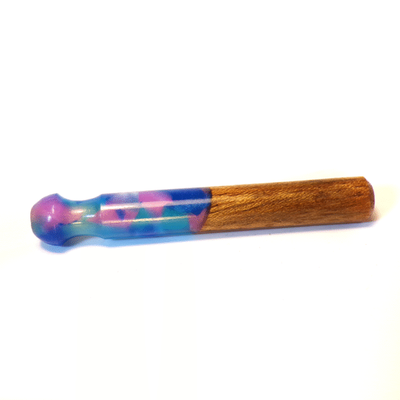 Golden Tip wood-resin Ø7mm - da incidere (resina MOSAICO - limited drop) - immagine 2